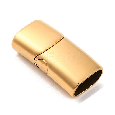 Ion Plating(IP) 304 Stainless Steel Magnetic Clasps with Glue-in Ends STAS-G136-05G-1
