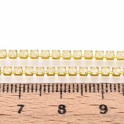 Iron Rhinestone Cup Chains CH-T006-05B-10-1
