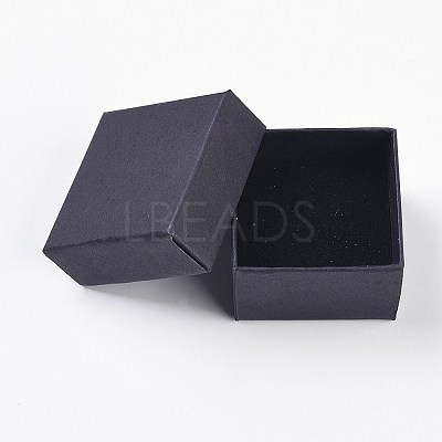 Kraft Paper Cardboard Jewelry Ring Boxes X1-CBOX-G015-01-1