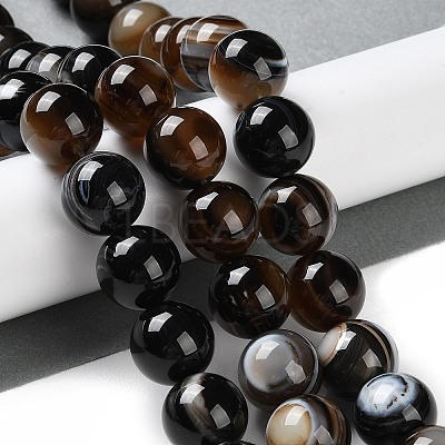Natural Eye Agate Beads Strands G-NH0019-F01-02-1