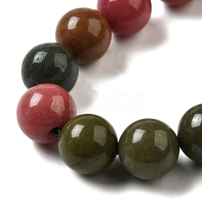 Dyed Natural Malaysia Jade Beads Strands G-G021-02C-18-1
