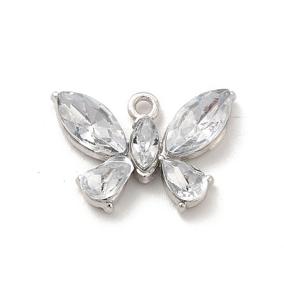 Alloy Cubic Zirconia Pendants ALRI-K050-02P-1