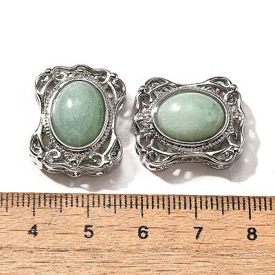 Natural Green Aventurine Multi-Strand Links KK-M304-05P-07-1