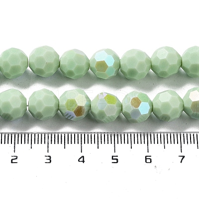 Opaque Glass Beads Strands LS-EGLA-A035-P10mm-L20-1