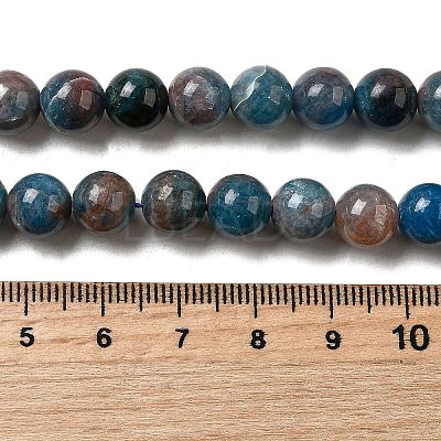 Natural Apatite Beads Strands G-D340-A02-8mm-1