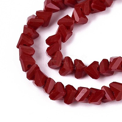 Opaque Glass Beads Strands LS-GLAA-N019-4mm-15-1