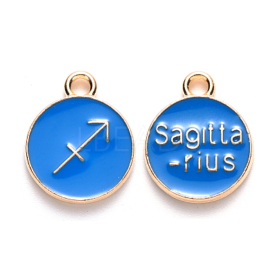 Alloy Enamel Pendants LS-ENAM-S124-01A-02F-1
