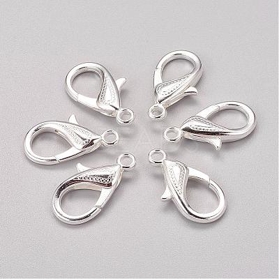 Zinc Alloy Lobster Claw Clasps PALLOY-D008-S-1