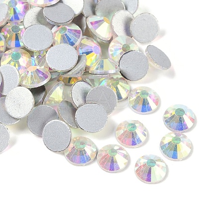 Glass Flat Back Rhinestone RGLA-C002-SS34-101-1