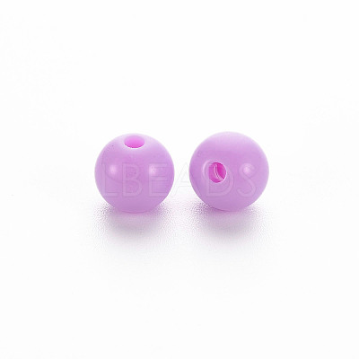 Opaque Acrylic Beads X-MACR-S370-C8mm-A03-1