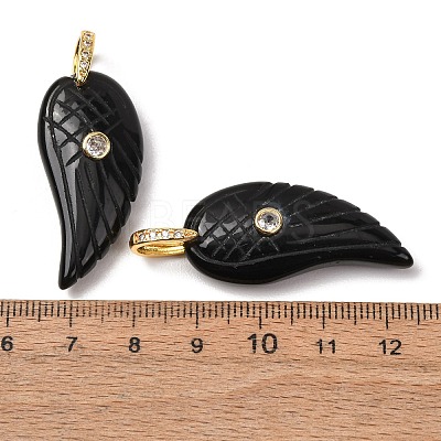 Natural Obsidian Pendants GG-CBA51ED-02G-07-1