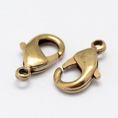 Brass Lobster Claw Clasps KK-J270-67C-B-1