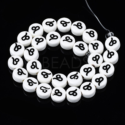 Handmade Porcelain Ceramic Beads Strands PORC-S502-032H-1