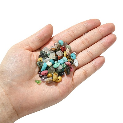 1 Strand Mixed Gemstone Chip Beads Strands G-FS0005-78-1