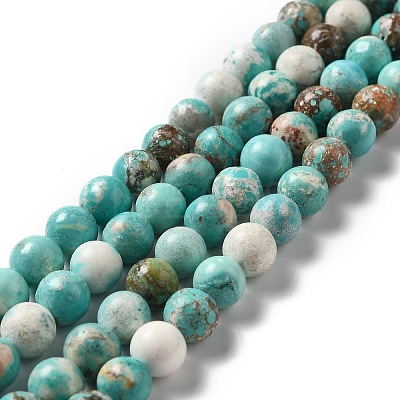 Natural Howlite Beads Strands X-G-L555-02C-02-1