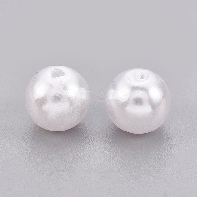 ABS Plastic Imitation Pearl Beads LS-X-KY-G009-14mm-03-1