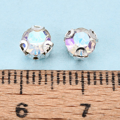 Sew on Rhinestone Montee Beads KK-T071-01D-01-1