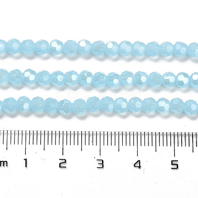Imitation Jade Glass Beads Stands EGLA-A035-J4mm-B04-1
