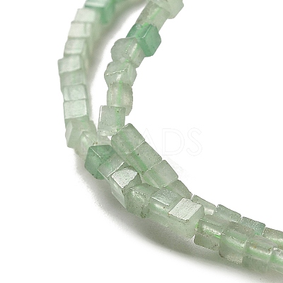 Natural Green Aventurine Beads Strands G-B064-A06-1
