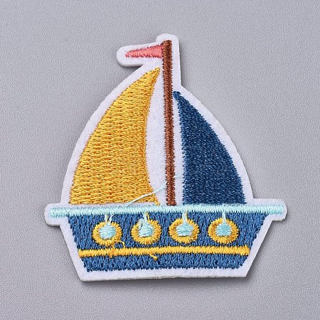 Computerized Embroidery Cloth Iron on/Sew on Patches DIY-G015-33-1
