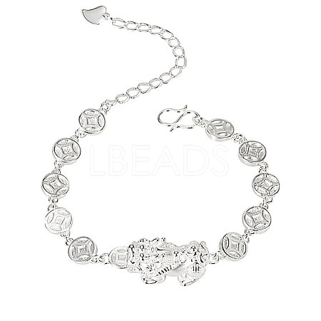 Brass Link Bracelets BJEW-BB61748-A-1