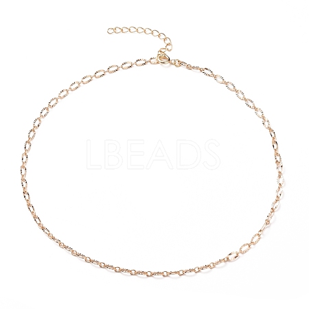 Brass Cable Chain Necklace Making NJEW-JN03164-1