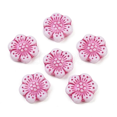 Bohemia Czech Pressed Glass Beads GLAA-I061-08B-1