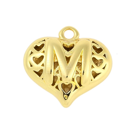 Hollow Brass Pendants for Valentine's Day KK-M289-03M-G-1