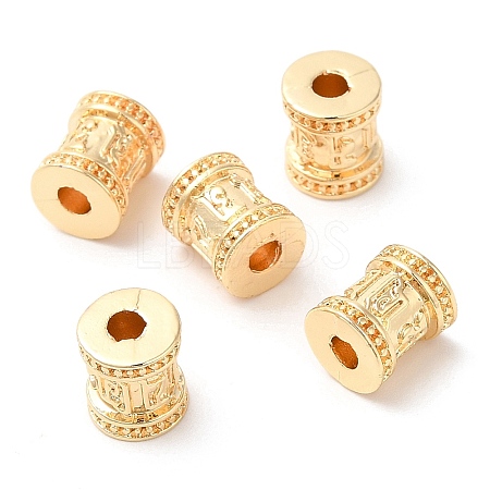 Rack Plating Brass Beads FIND-TAC0018-06G-1