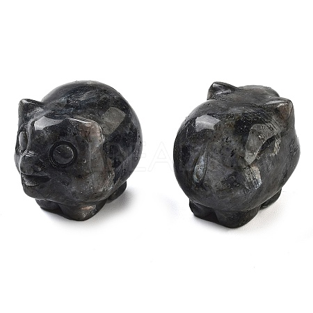 Natural Larvikite Carved Figurines DJEW-L023-C03-1