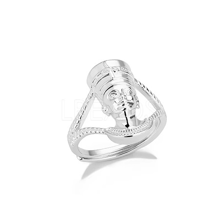Brass Adjustable Finger Rings FS-WGCBB08-02-1