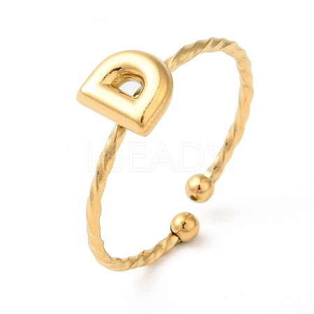 304 Stainless Steel Open Cuff Rings RJEW-K261-02G-D-1
