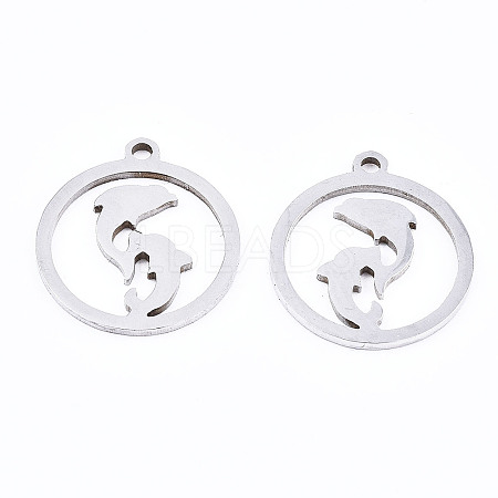 Non-Tarnish 201 Stainless Steel Pendants STAS-T044-192P-1