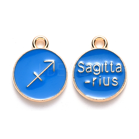 Alloy Enamel Pendants LS-ENAM-S124-01A-02F-1