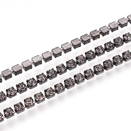 Iron Rhinestone Cup Chains CH-T006-02A-02-1