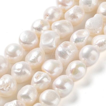 Natural Cultured Freshwater Pearl Beads Strands PEAR-Z002-06-1