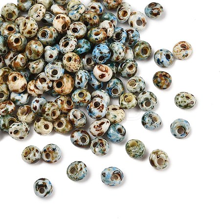 Picasso Glass Seed Beads SEED-Q038-03B-1