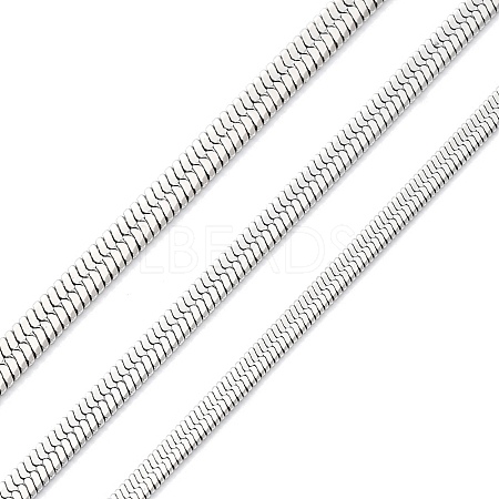 304 Stainless Steel Snake Chains CHS-M009-05P-01-1