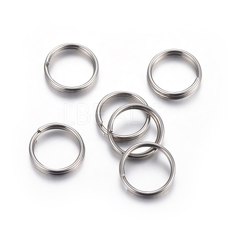 Tarnish Resistant 304 Stainless Steel Split Rings LS-STAS-P223-22P-03-1
