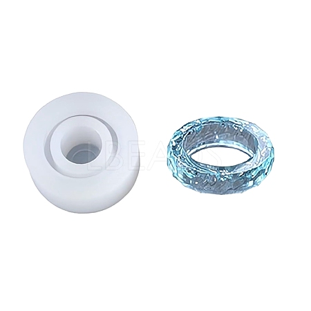 Transparent DIY Ring Silicone Molds LS-DIY-WH0128-03C-1