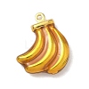 304 Stainless Steel Fruit Enamel Pendants STAS-G362-04G-10-1