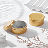 2Pcs Round Aluminium Tin Cans CON-LP0001-59-1