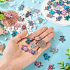  48Pcs 12 Styles Alloy Enamel Connector Charms FIND-TA0003-64-16