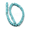 Dyed Synthetic Turquoise Beads Strands G-G075-B02-02-2