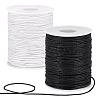 2 Rolls 2 Colors Waxed Cotton Cords YC-PH0001-52H-1