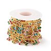 Brass Paperclip Chains CHC-K012-03G-3