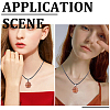DIY Acorn Locket Necklace Making Kit WOOD-SC0001-59B-5