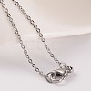 304 Stainless Steel Cable Chain Necklaces NJEW-JN01526-01-4