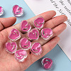 Transparent Enamel Acrylic Beads TACR-S155-004I-5