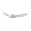 304 Stainless Steel Cabochon Connector Settings STAS-L268-004-3